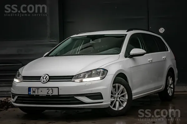 Volkswagen Golf 7, 1.6 Tdi (85kW/113zs). Manuālā ātrumkārba. 
2019.gada Fac