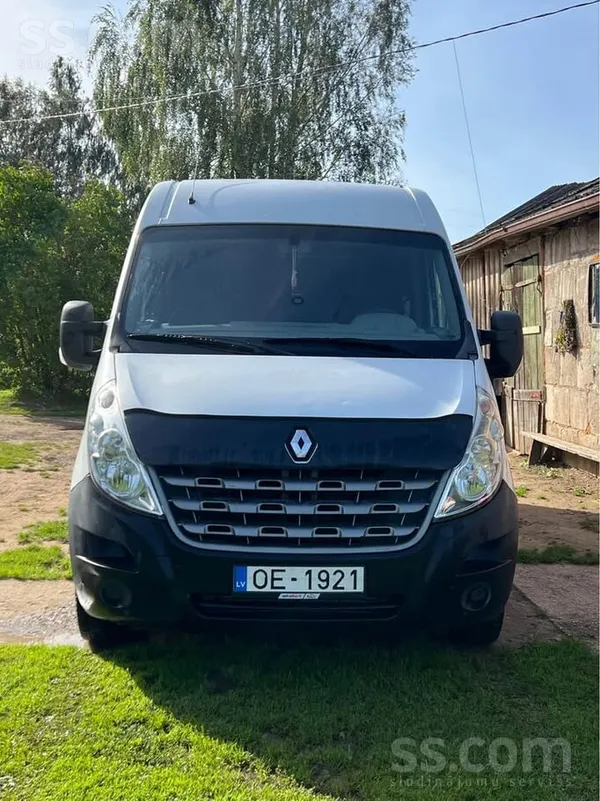 Renault Master 2012, 2.3D dīzelis, Manuāls, Furgons, Balts — Latvijā