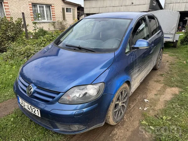 Volkswagen Golf Plus 2007, 2.0D dīzelis, Manuāls, Hečbeks, Zils — Latvijā
