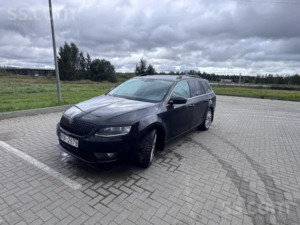 Skoda Octavia 2016, 2.0D dīzelis, Automāts, Universāls, Melns — Latvijā