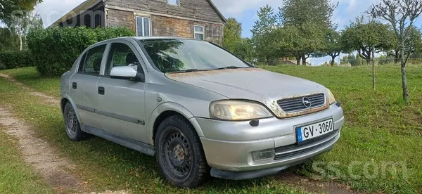 Opel Pārdod braucamu Astru, benzīns - gāze, gāzes iekār