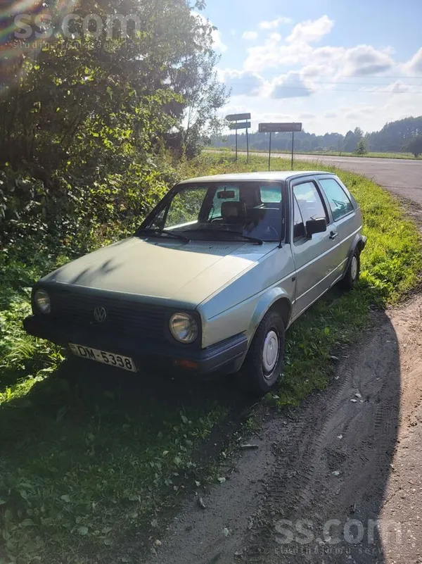 Volkswagen Golf 2 1986, 1.3 benzīns, Manuāls, Hečbeks, Zaļš — Latvijā