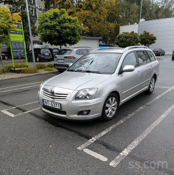 Toyota Avensis 2007, 2.0D dīzelis, Manuāls, Universāls, Sudrabs — Latvijā