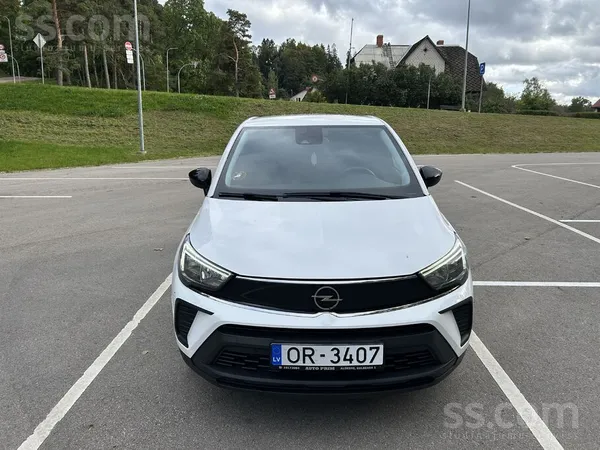 Opel Crossland X 2021, 1.2 benzīns, Manuāls, Hečbeks, Balts — Latvijā