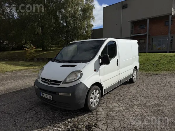 Opel Vivaro 2005, 1.9D dīzelis, Manuāls, Furgons, Balts — Latvijā