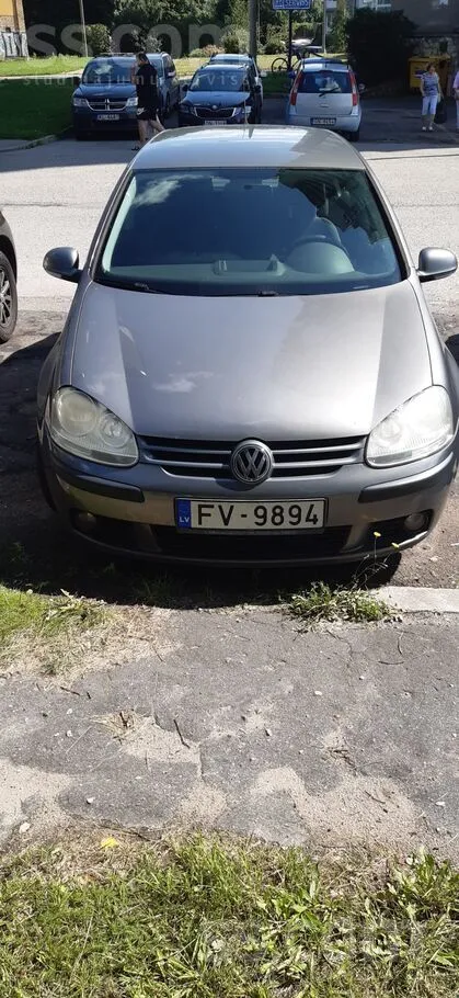 Volkswagen 2006.gada Golf 5, oriģinālais nobraukums 154300 km