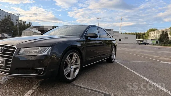 Audi A8 2015, 3.0D dīzelis, Automāts, Sedans, Melns — Latvijā