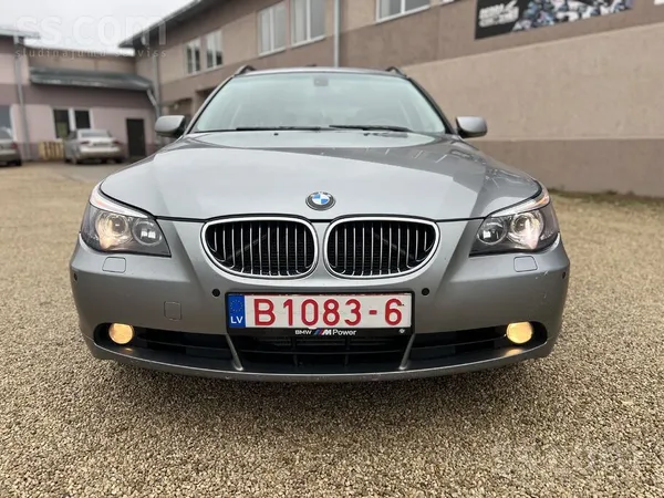 BMW 530 2006, 3.0D dīzelis, Automāts, Universāls, Pelēks — Latvijā