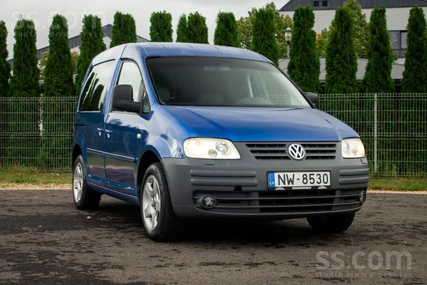Volkswagen VW Caddy 1.9Tdi 77Kw/105Zs piecas sēdvietas. 