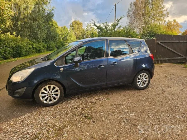 Opel Meriva 2012, 1.7D dīzelis, Manuāls, Furgons, Zils — Latvijā