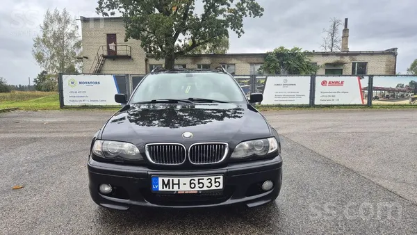 BMW 330 2005, 3.0D dīzelis, Automāts, Universāls, Melns — Latvijā