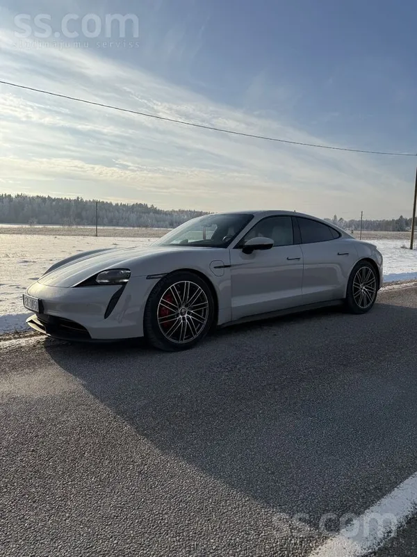 Porsche Taycan 2021, Automāts, Sedans, Pelēks — Latvijā