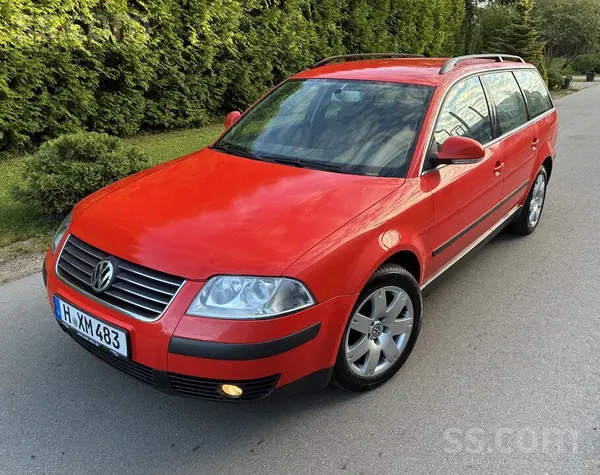 VW Passat B5+, 1.9Tdi, 96kW, individuālais, no Vācijas. Reti labs eksemplārs