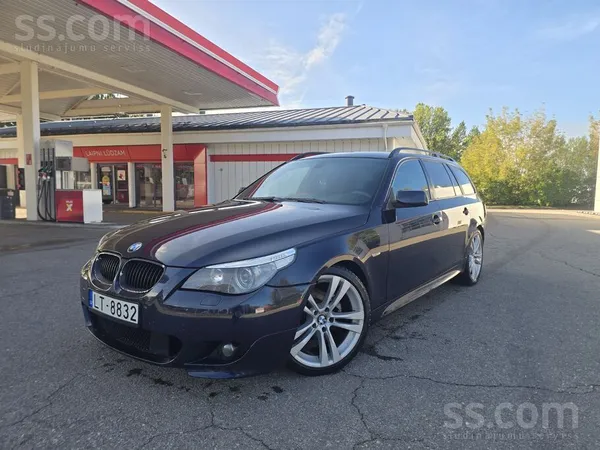 BMW M-Sportpacket Mehānika 525d M57 Carbon Schwarz Met