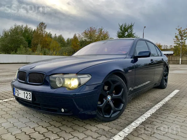 BMW 730d E65 BMW Individual – tehniski labā stāvoklī, ar ļoti labu komplektā