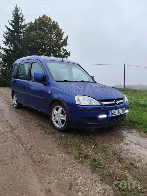 Opel Combo 2005, 1.7D dīzelis, Manuāls, Furgons, Zils — Latvijā
