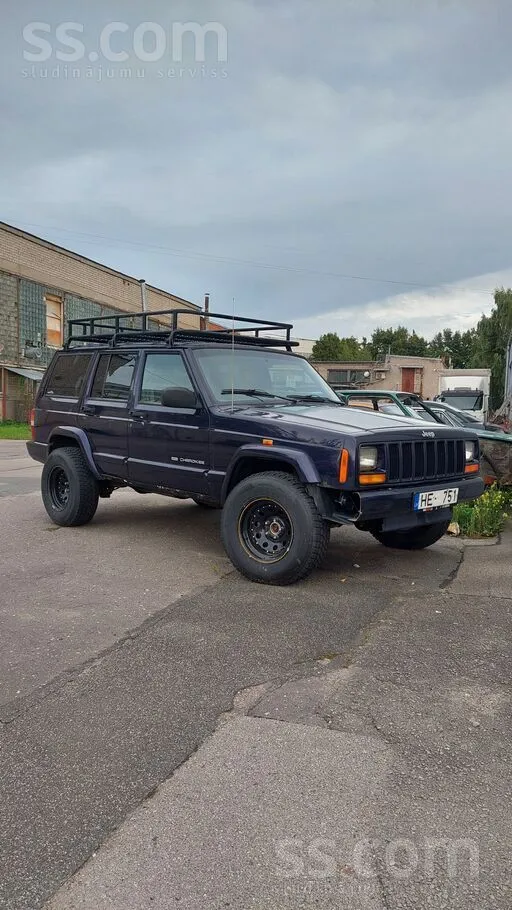 Jeep Cherokee 1998, 2.5D dīzelis, Manuāls, SUV/Apvidus, Zils — Latvijā