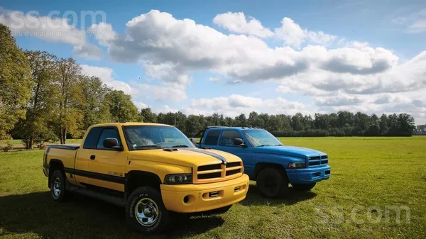 Dodge RAM 1999, 5.2 benzīns, Automāts, Pikaps, Dzeltens — Latvijā