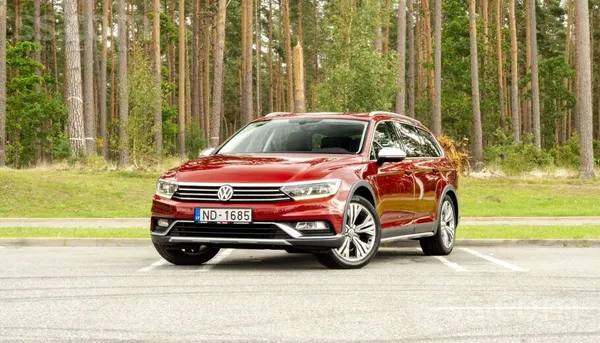Volkswagen Passat Alltrack 2016, 2.0D dīzelis, Automāts, Universāls, Sarkans — Latvijā