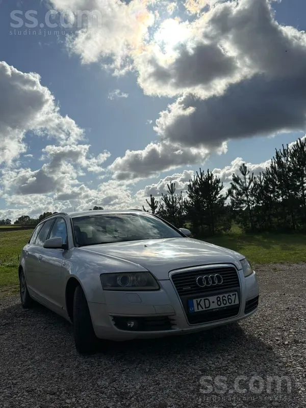Audi a6 quattro, jauna tehniskā apskate. 
Vizuāli ir rūsa, aizmugures bagāž