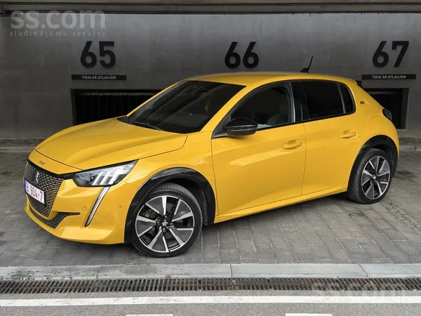 Peugeot 208 2020, Automāts, Hečbeks, Dzeltens — Latvijā