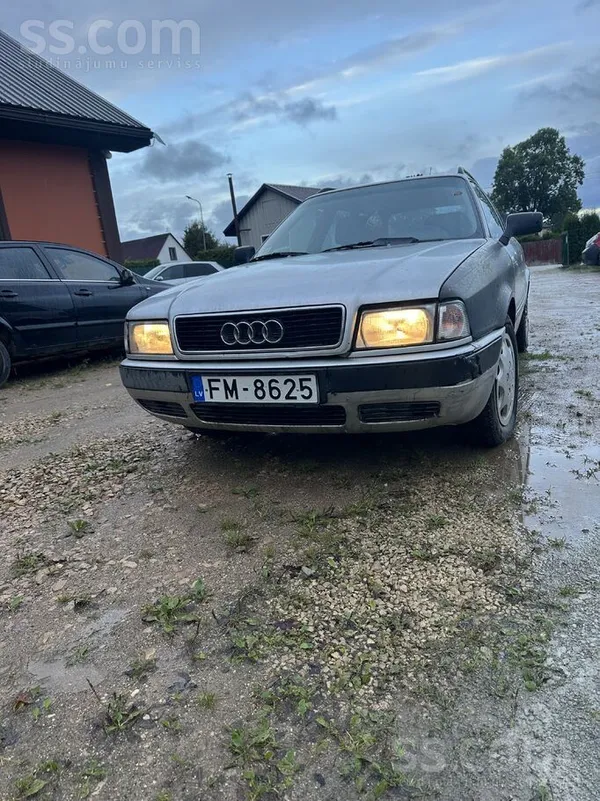 Audi 80 1992, 2.0 benzīns, Manuāls, Universāls, Sudrabs — Latvijā
