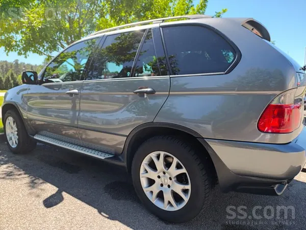 BMW X5 2006, 4.4 gāze, Automāts, SUV/Apvidus, Pelēks — Latvijā