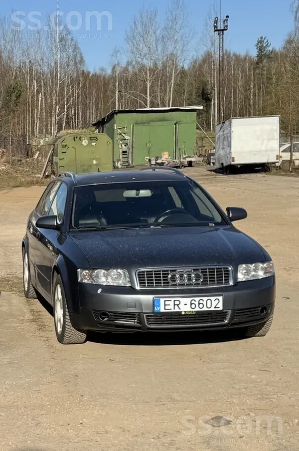 Audi Quattro 2003, 1.9D dīzelis, Manuāls, Universāls, Pelēks — Latvijā