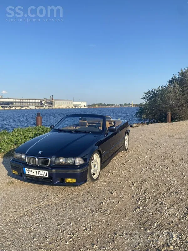 Pārdodas bmw e36 kabriolets ar pilnīgi elektriski nolokāmu jumtu , klāt nāk