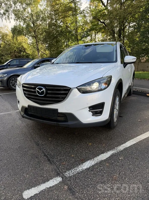Mazda CX-5 2015, 2.2D dīzelis, Manuāls, SUV/Apvidus, Balts — Latvijā