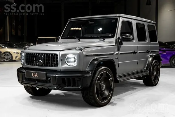Mercedes Benz G63 Amg My25 Facelift, G manufaktur krāsa Platinum Magno . Cen