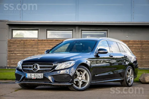 Mercedes C220 2016, 2.2D dīzelis, Automāts, Universāls, Melns — Latvijā