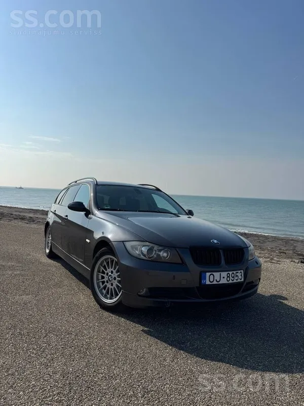 BMW 318 2008, 2.0D dīzelis, Manuāls, Universāls, Pelēks — Latvijā