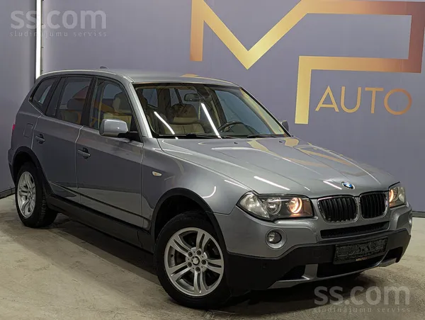 BMW X3 Lci xDrive 2.0d 130.kw/177.zs Silbergrau Metallic. 

Piedāvājumā pr