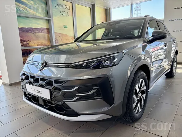 Jauns VW T-Roc Life, 
1.5tsi benzīna dzinējs 85kW, 
Automātiskā Dsg ātrumk