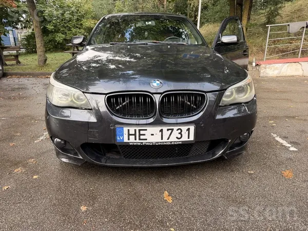 BMW 535 2005, 3.0D dīzelis, Automāts, Sedans, Melns — Latvijā