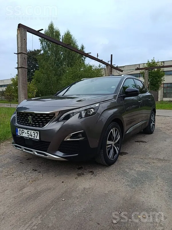 Peugeot 3008 2017, 1.6D dīzelis, Automāts, SUV/Apvidus, Pelēks — Latvijā