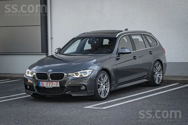 BMW 325 2017, 2.0D dīzelis, Manuāls, Universāls, Pelēks — Latvijā