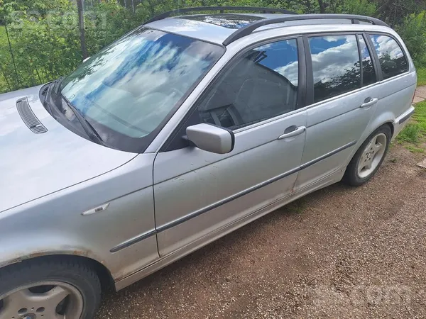 BMW 320 2003, 2.2 gāze, Manuāls, Universāls, Sudrabs — Latvijā