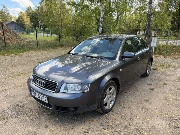 Audi A4 2004, 1.9D dīzelis, Manuāls, Sedans, Pelēks — Latvijā