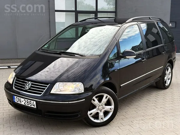 VW Sharan no Vācijas. Teicami saglabāts un regulāri kopts Volkswagen ar dina