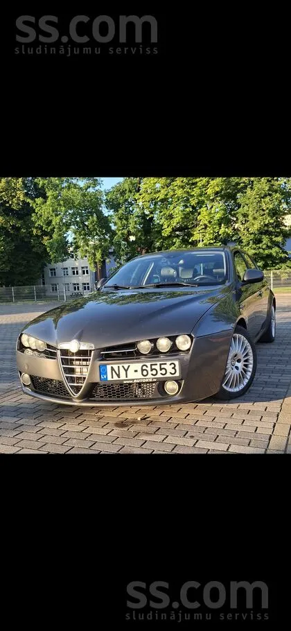 Alfa-Romeo 159 2006, 2.4D dīzelis, Automāts, Universāls, Pelēks — Latvijā