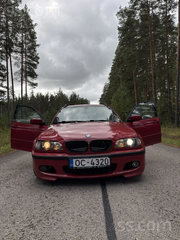 Tiek tirgots E46 2.2 ar 125kw un manuālo kārbu. Auto ir ļoti smukā sarkanā k