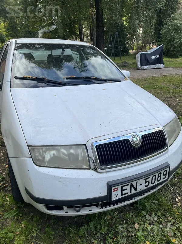 Skoda Fabia 2002, 1.4 benzīns, Manuāls, Universāls, Balts — Latvijā