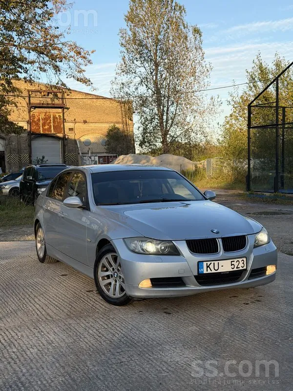 BMW 320 2008, 2.0D dīzelis, Automāts, Sedans, Sudrabs — Latvijā