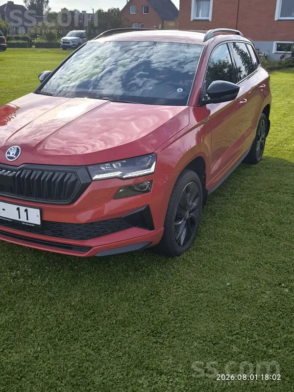 Skoda Karoq 2023, 1.5 benzīns, Automāts, SUV/Apvidus, Sarkans — Latvijā