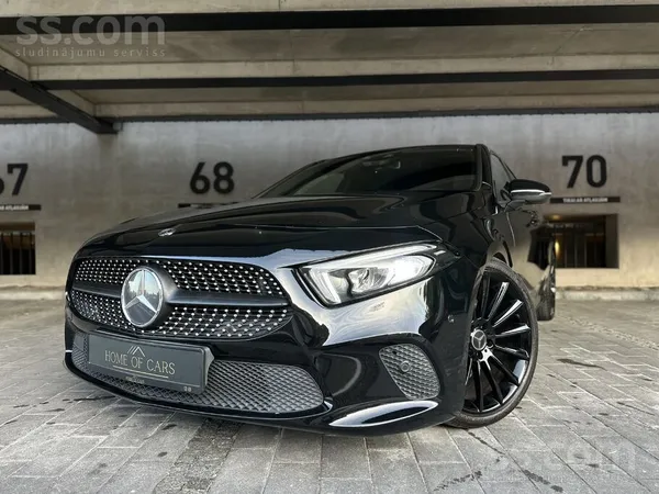 Mercedes A180 2019, 1.5D dīzelis, Automāts, Sedans, Melns — Latvijā