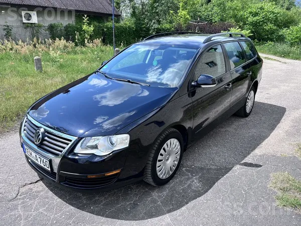 Volkswagen Passat (B6) 2009, 2.0D dīzelis, Manuāls, Universāls, Melns — Latvijā