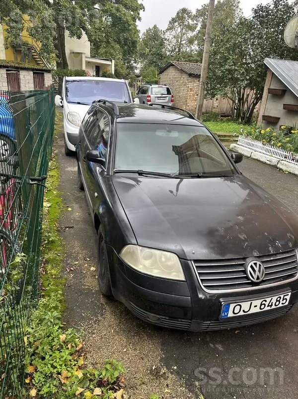 Volkswagen Passat (B5) 2003, 1.9D dīzelis, Automāts, Universāls, Melns — Latvijā