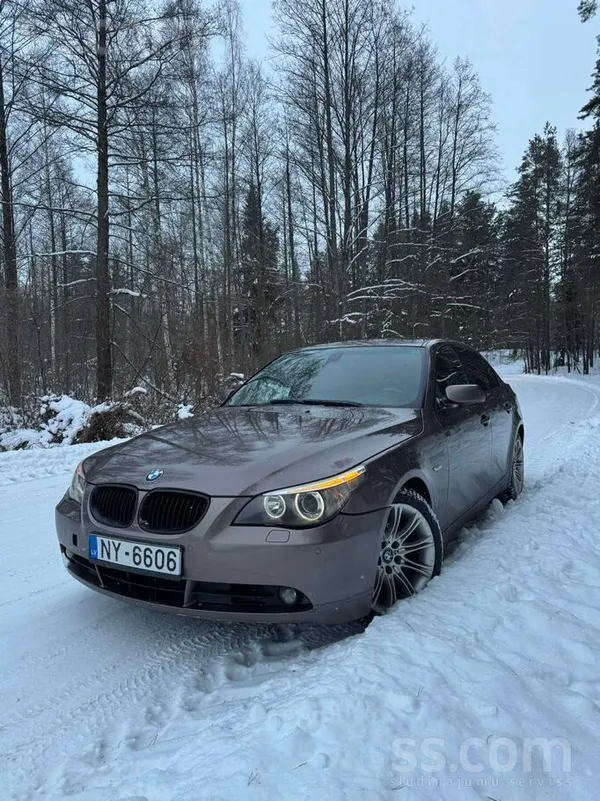 Pārdodu BMW E60 530d 3.0D, 155 kW, automāts. 2003. gads. 

Auto labā tehni